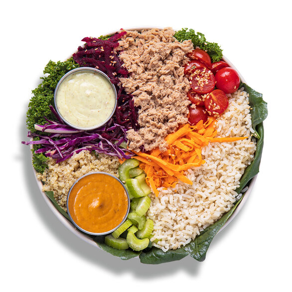 asian tuna rice