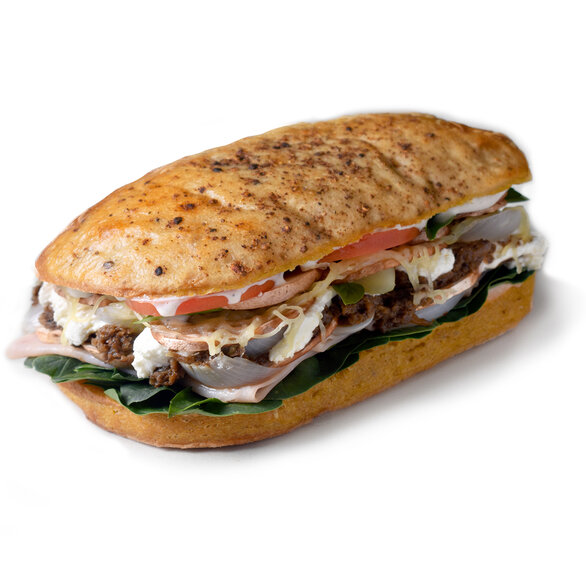cheese ham & mushroom
