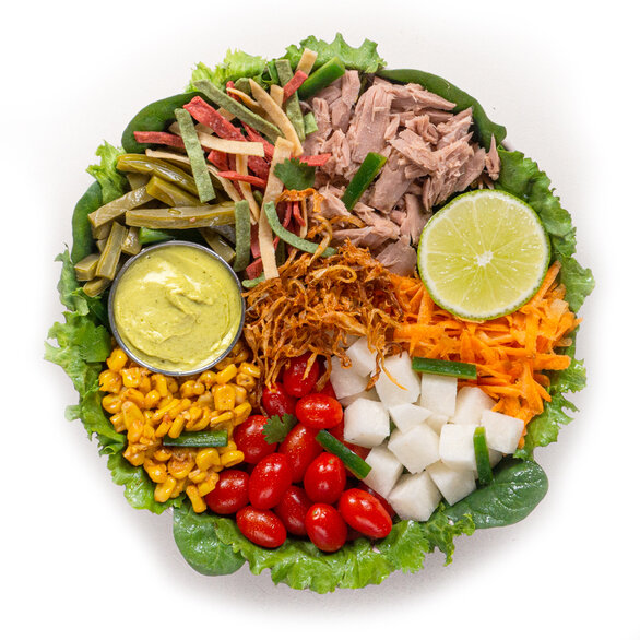 avocado tuna taco